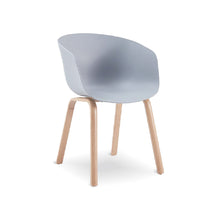 HEY Chair with Armrest เก้าอี้รับประทานอาหาร มีที่วางแขน ขาเหล็กลายไม้