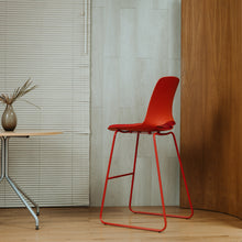 TULOK Barstool with Metal Legs สตูลสูง มีพนักพิง ขาเหล็ก