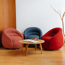 CASUAL Swivel Chubby Sofa 1S โซฟาเบาะผ้า 1 ที่นั่ง หมุนได้ - favchair.