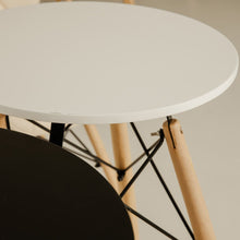 EM Coffee Table โต๊ะกาแฟ ทรงกลม ขาไม้แท้ - favchair.