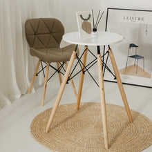 EM Coffee Table โต๊ะกาแฟ ทรงกลม ขาไม้แท้ - favchair.