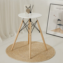 EM Coffee Table โต๊ะกาแฟ ทรงกลม ขาไม้แท้ - favchair.