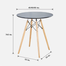 EM Coffee Table โต๊ะกาแฟ ทรงกลม ขาไม้แท้ - favchair.