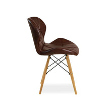 EM GeoLux Chair เก้าอี้รับประทานอาหาร เบาะหนัง - favchair.