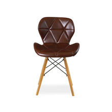 EM GeoLux Chair เก้าอี้รับประทานอาหาร เบาะหนัง - favchair.