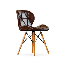 EM GeoLux Chair เก้าอี้รับประทานอาหาร เบาะหนัง - favchair.