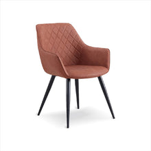 GANDALF Lux Chair with Armrest เก้าอี้รับประทานอาหาร เบาะหนัง มีที่วางแขน - favchair.