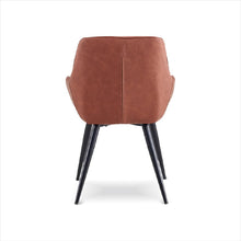 GANDALF Lux Chair with Armrest เก้าอี้รับประทานอาหาร เบาะหนัง มีที่วางแขน - favchair.