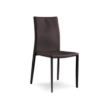 HARALD Lux Chair เก้าอี้รับประทานอาหาร เบาะหนัง ขาเหล็ก - favchair.
