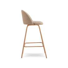 HEIMDALL Cloud Wood Barstool with Backrest สตูลสูง มีพนักพิง เบาะผ้า - favchair.