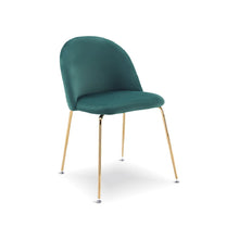 HEIMDALL GoldGlam Chair เก้าอี้รับประทานอาหาร เบาะกำมะหยี่ ขาทอง - favchair.