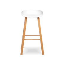 HEY Barstool สตูลสูง ขาเหล็กลายไม้ - favchair.