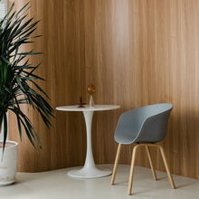 HEY Chair with Armrest เก้าอี้รับประทานอาหาร มีที่วางแขน ขาเหล็กลายไม้ - favchair.