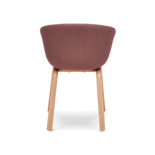 HEY Cloud Chair with Armrest เก้าอี้รับประทานอาหาร มีที่วางแขน เบาะผ้า ขาเหล็กลายไม้ - favchair.
