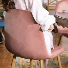 TULIPA Glam Chair เก้าอี้รับประทานอาหาร เบาะผ้ากำมะหยี่ - favchair.