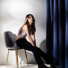 TULIPA Glam Chair เก้าอี้รับประทานอาหาร เบาะผ้ากำมะหยี่ - favchair.
