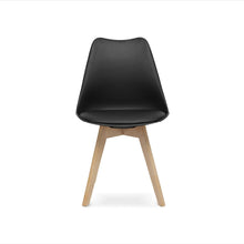TULIPA Wood Chair เก้าอี้รับประทานอาหาร เบาะหนัง - favchair.