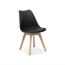 TULIPA Wood Chair เก้าอี้รับประทานอาหาร เบาะหนัง - favchair.