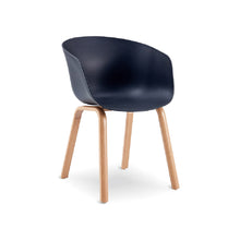 HEY Chair with Armrest เก้าอี้รับประทานอาหาร มีที่วางแขน ขาเหล็กลายไม้