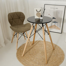 EM Coffee Table โต๊ะกาแฟ ทรงกลม ขาไม้แท้ - favchair.