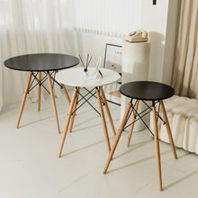 EM Coffee Table โต๊ะกาแฟ ทรงกลม ขาไม้แท้ - favchair.