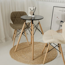 EM Coffee Table โต๊ะกาแฟ ทรงกลม ขาไม้แท้ - favchair.