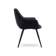 GANDALF Lux Chair with Armrest เก้าอี้รับประทานอาหาร เบาะหนัง มีที่วางแขน - favchair.