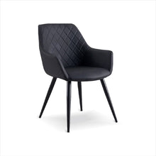 GANDALF Lux Chair with Armrest เก้าอี้รับประทานอาหาร เบาะหนัง มีที่วางแขน - favchair.