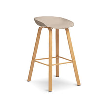 HEY Barstool สตูลสูง ขาเหล็กลายไม้ - favchair.