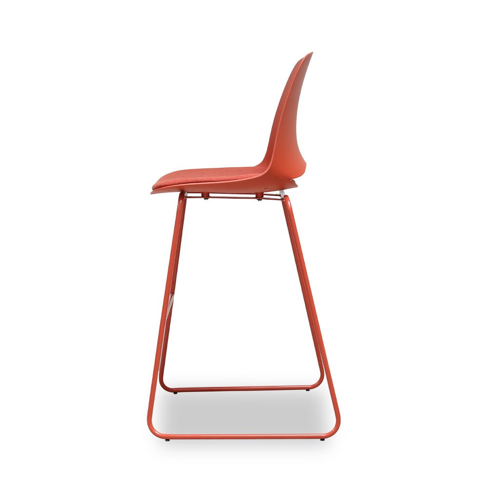 TULOK Barstool with Metal Legs สตูลสูง มีพนักพิง ขาเหล็ก – favchair.